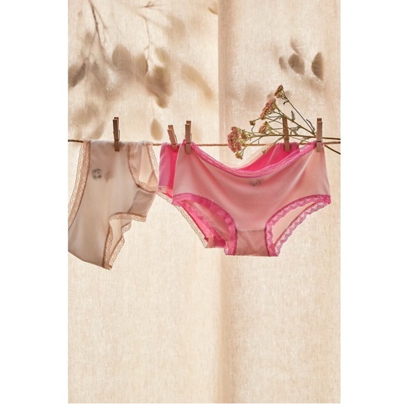 NEW Free People Intimately Care FP Low-Rise Hipster Lace-Trimmed Panty Underwear - Picture 11 of 16